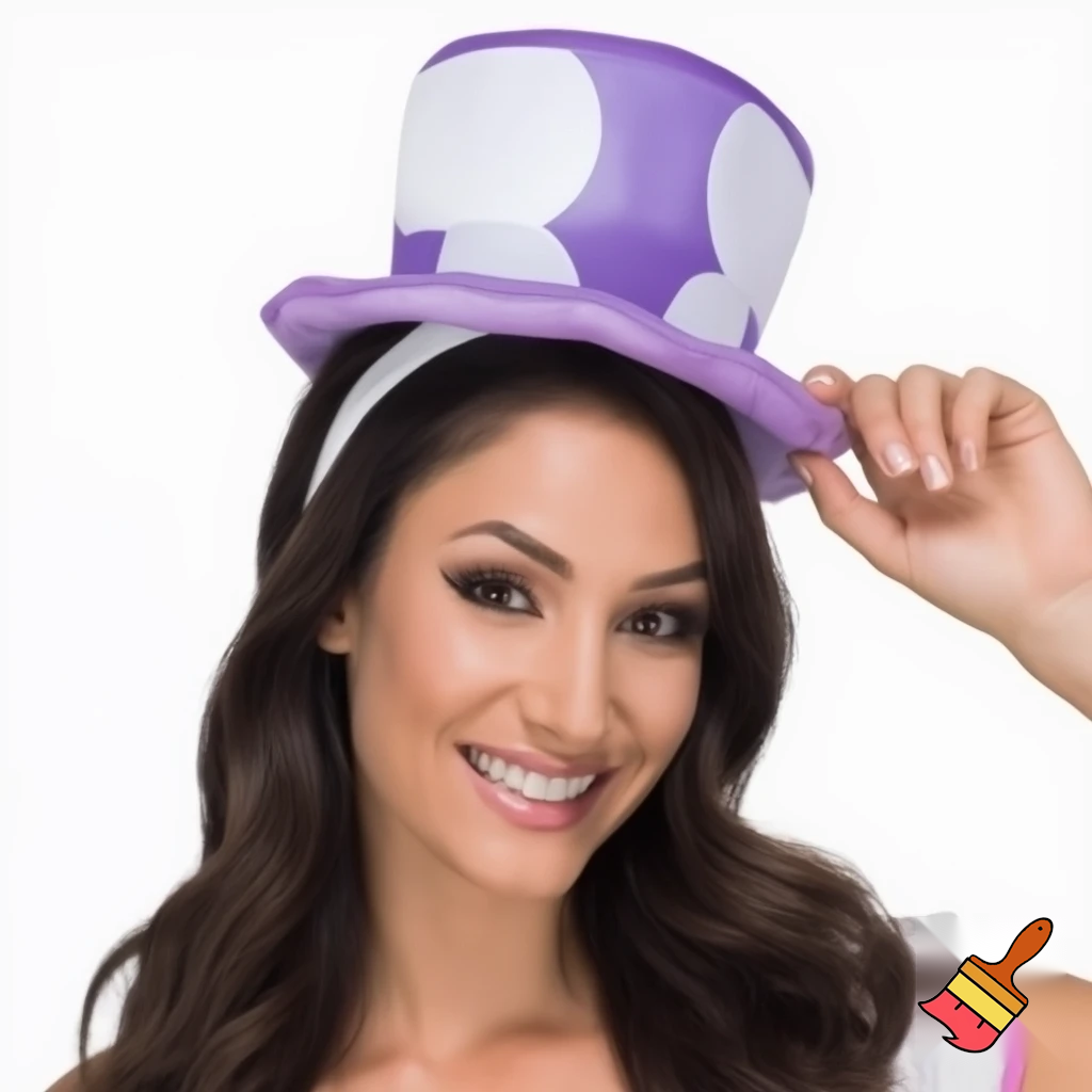 Easter headband top hat Top hat headband, Easter top hat headband, purple and white