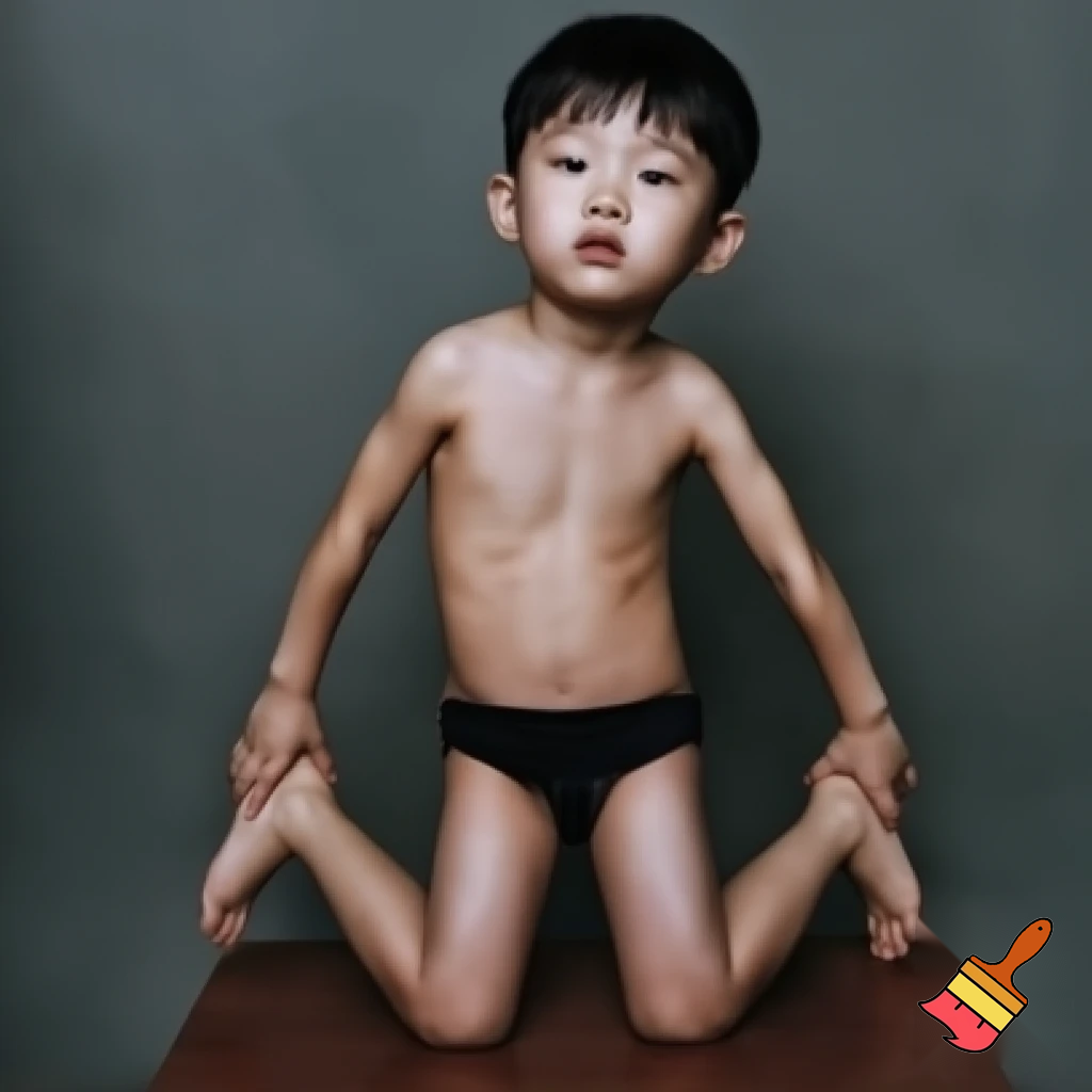 Korean hot naked boy from front Fac towards  me showing full body