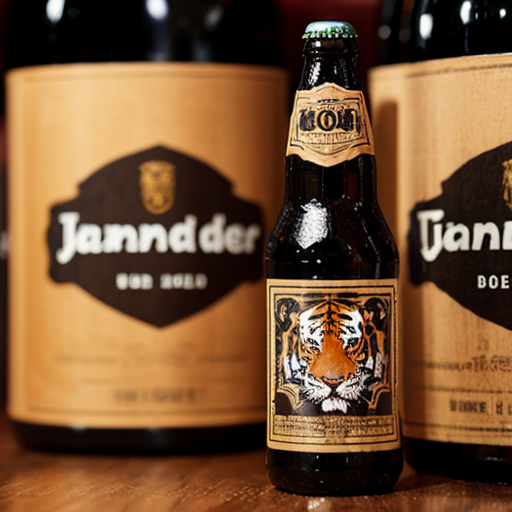 Janidor's mop with Tiger beer logo on it
