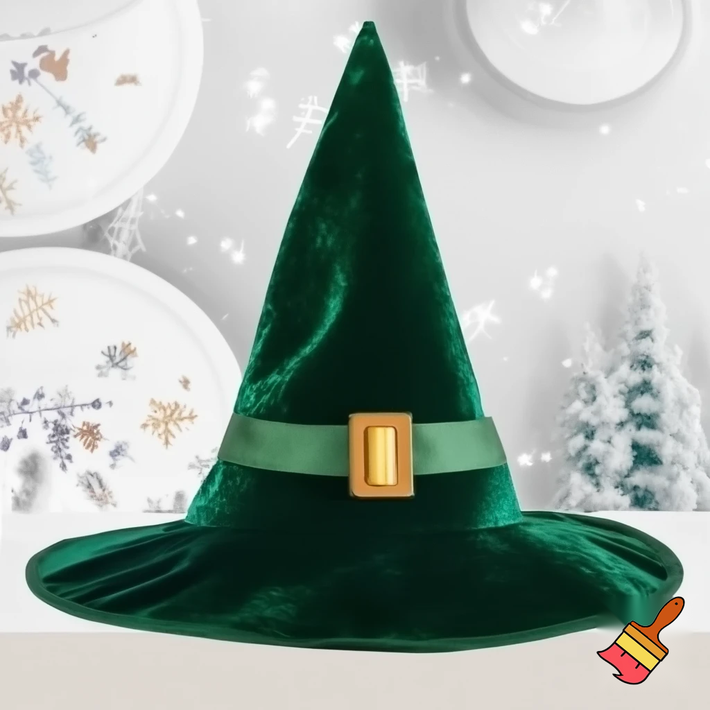 Wizard Christmas hat, wizard Christmas hat, Santa Claus hat velvet fabric
