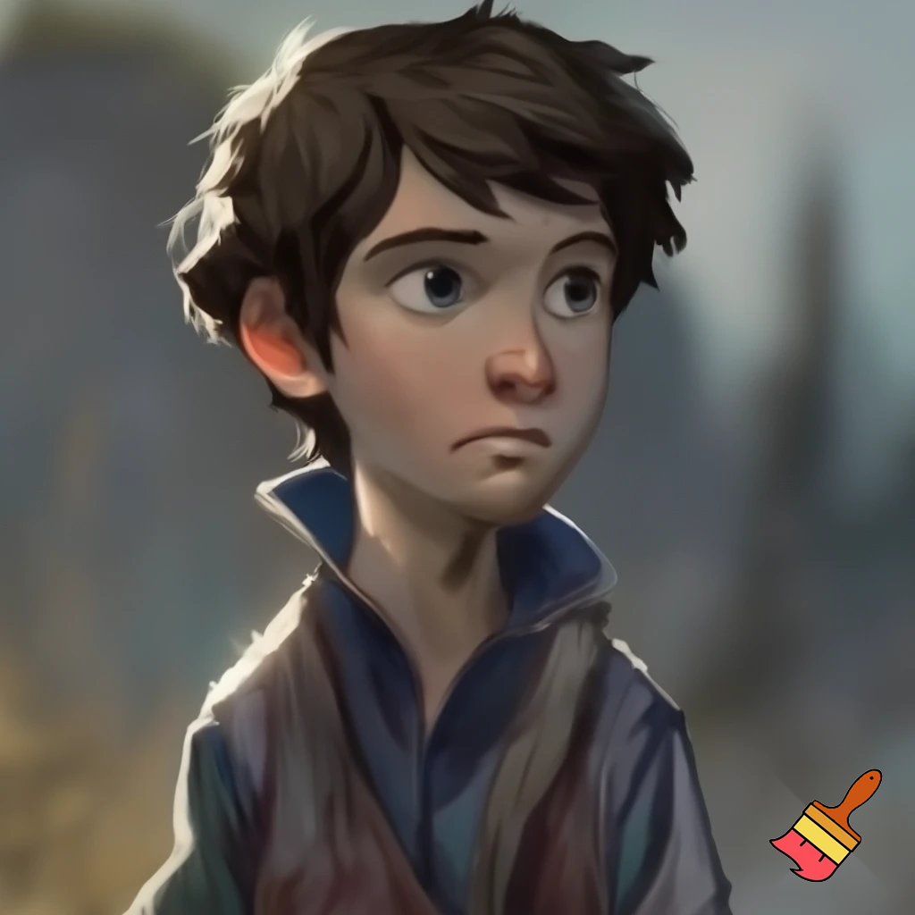 A 13 year old boy from the book two wolves named ben