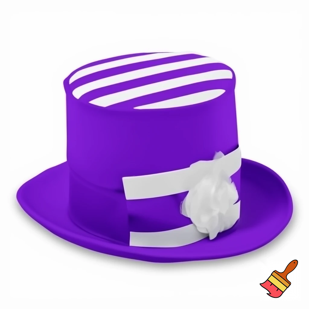 Easter top hat headband, yeah purple and white Easter hat Easter top hat purple white purple and white top headband hat