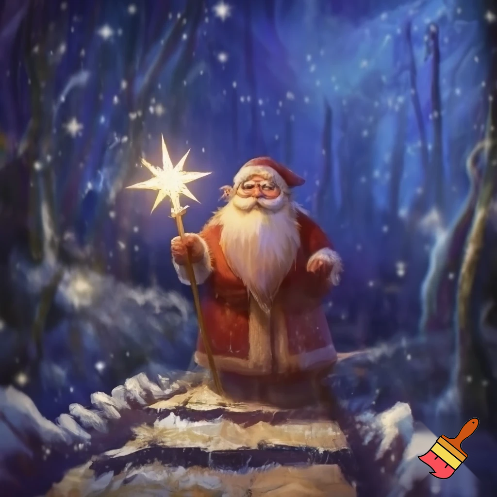 Richard Russia, Santa Claus with the walking stick star