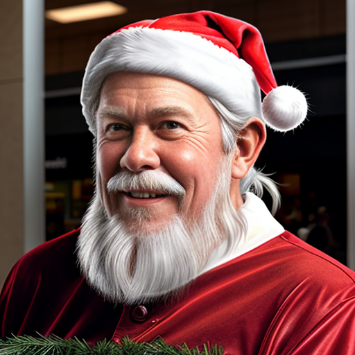Santa Claus at Cranbourne shopping Centre