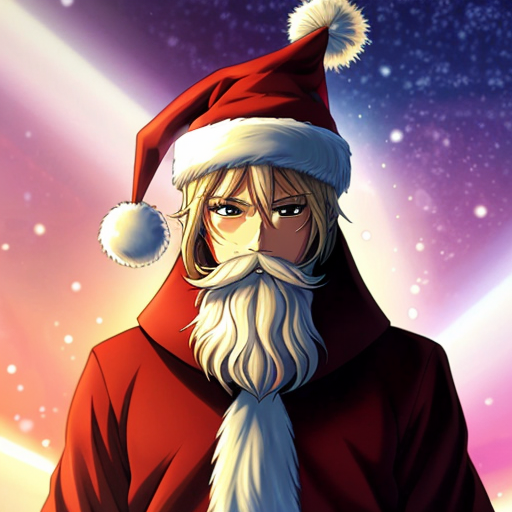 Santa closest wizard hat velvet and fabric