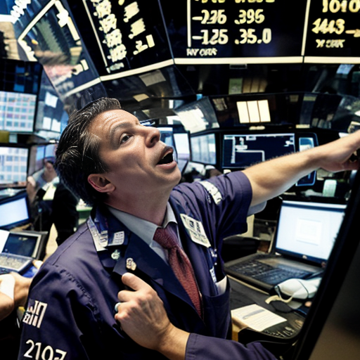 make a image of the stock market
