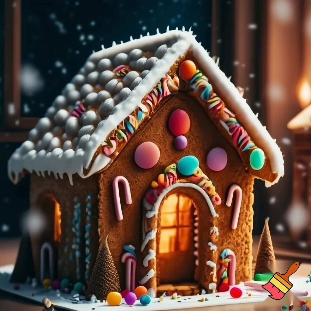 Christmas gingerbread house