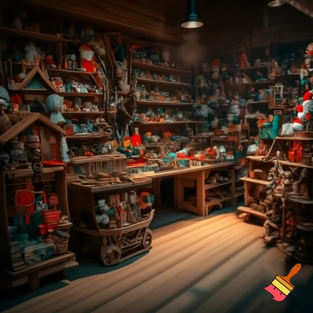 Clothes in the special room Santa Claus in the special room