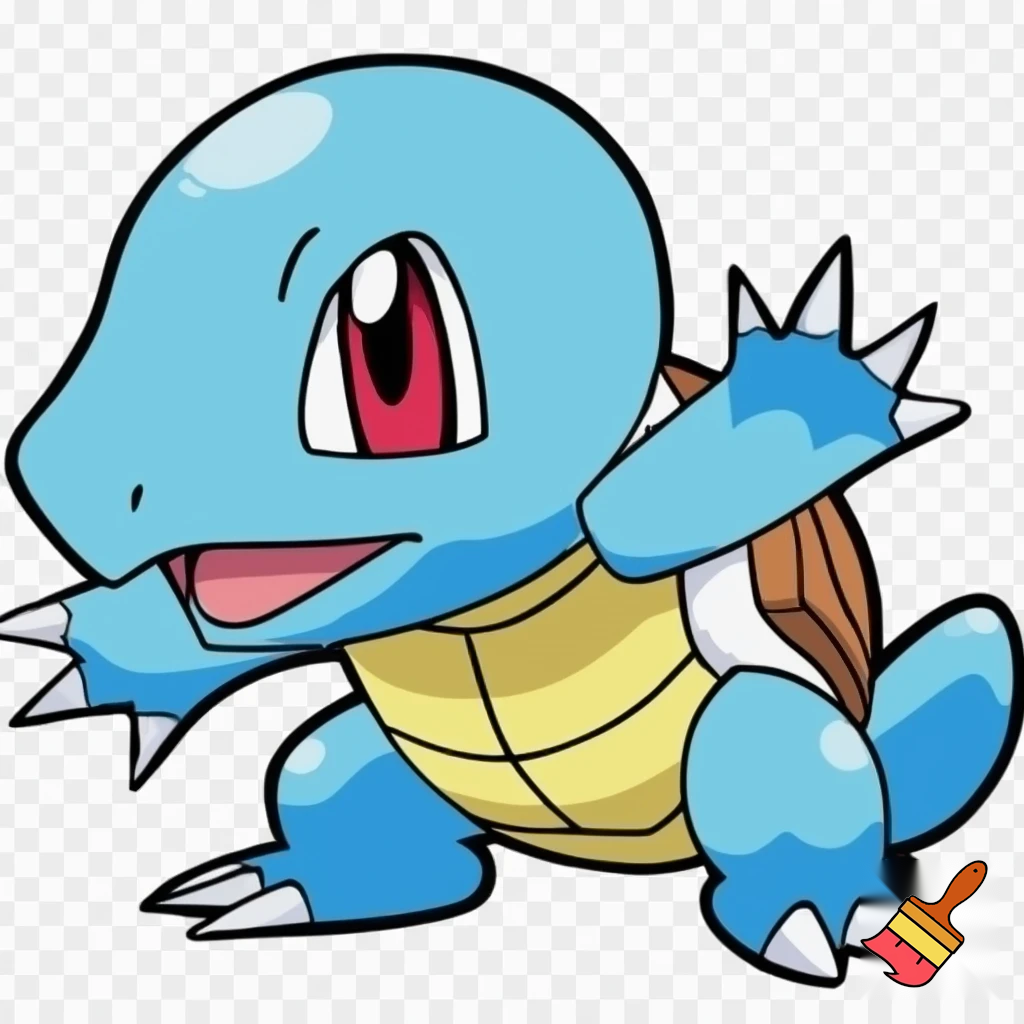 blue agumon digimon squirtle pokemon fusion