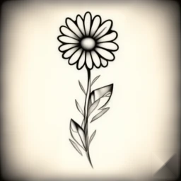 april birth flower tattoo
