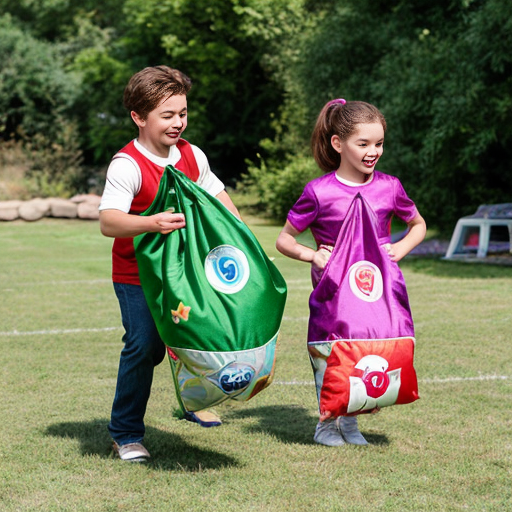 Super Why Sack Race