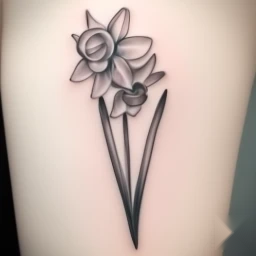 birth flower tattoo heal
