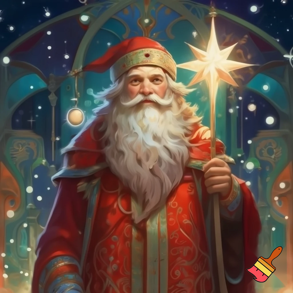 Richard Russia, Santa Claus with the walking stick star