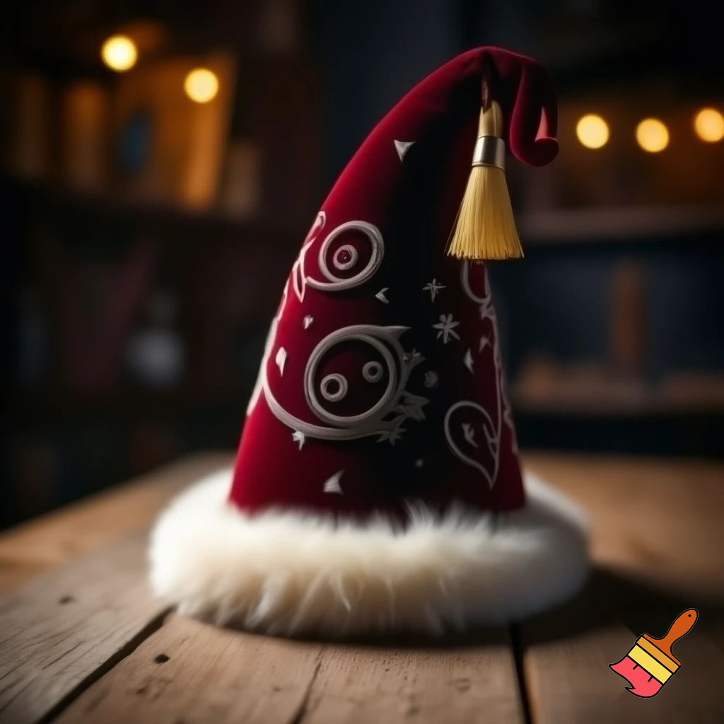 A wizard Christmas hat
