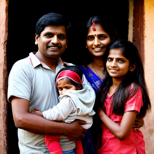 an indian family living happy with three brothers no sis