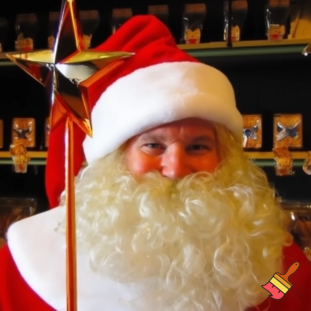 Santa Claus Pennwell Disney🇫🇷 wizard Santa Claus Santa Claus real person Disneyland Paris Santa Claus in Paris the wizard💫🏰 a wizard hat Magic Star wand