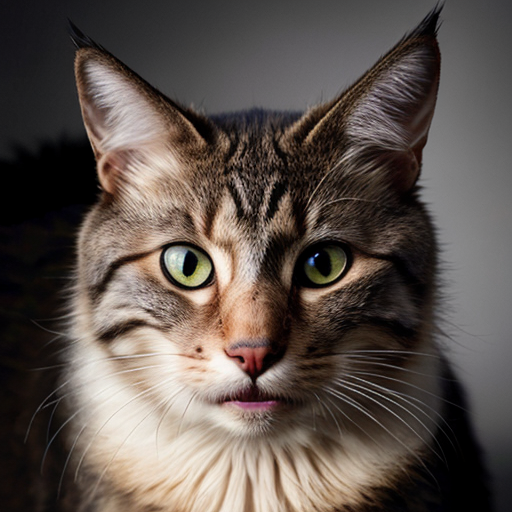 mugshot mean looking feral cat evil