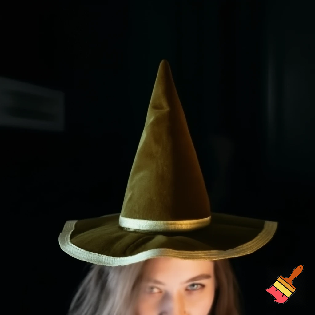 A wizard hat Christmas one velvet