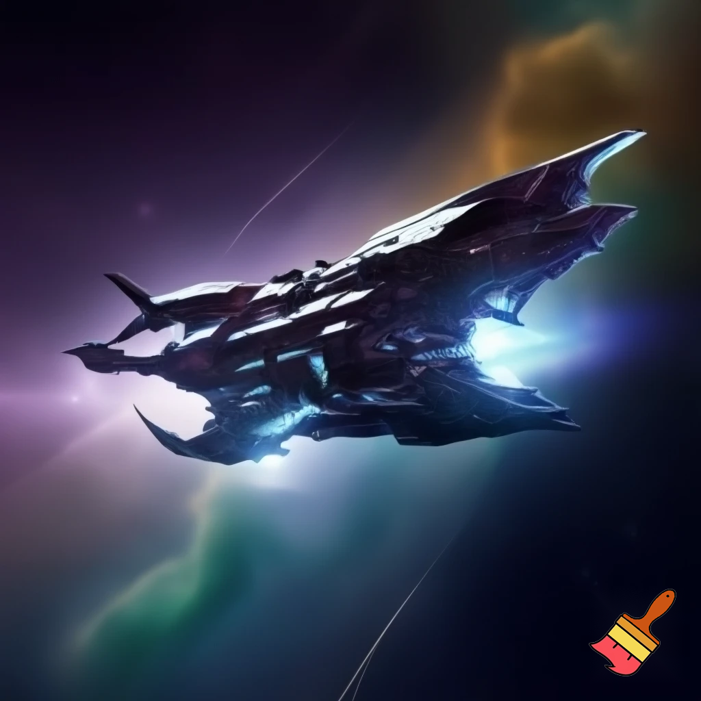 una astronave intergalattica