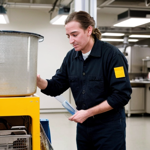 a famous person doing a normal job.