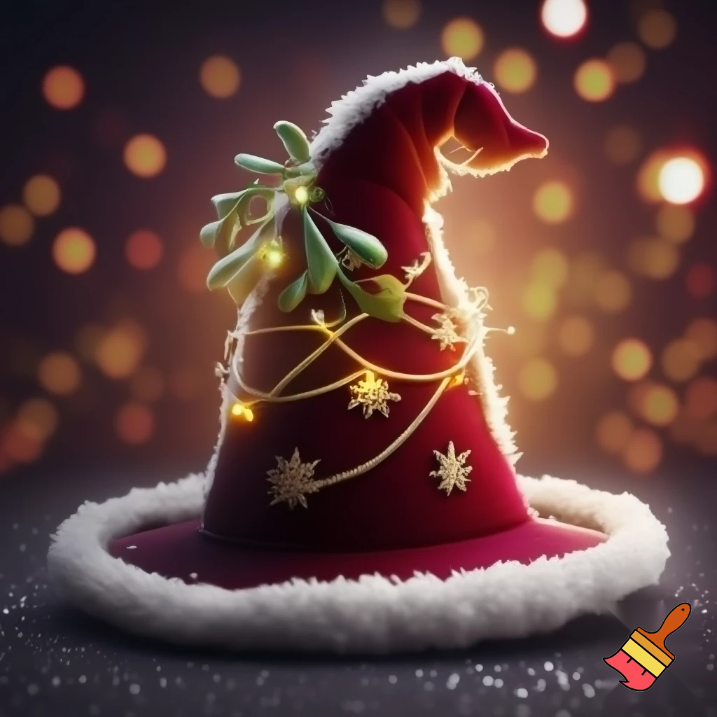 Christmas wizard hat