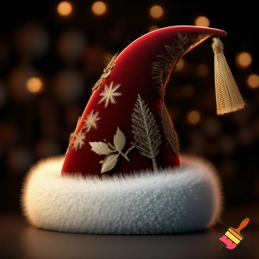 Christmas wizard hat