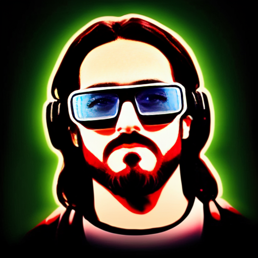 picture of Jesus with pixel glasses like in an mlg edit