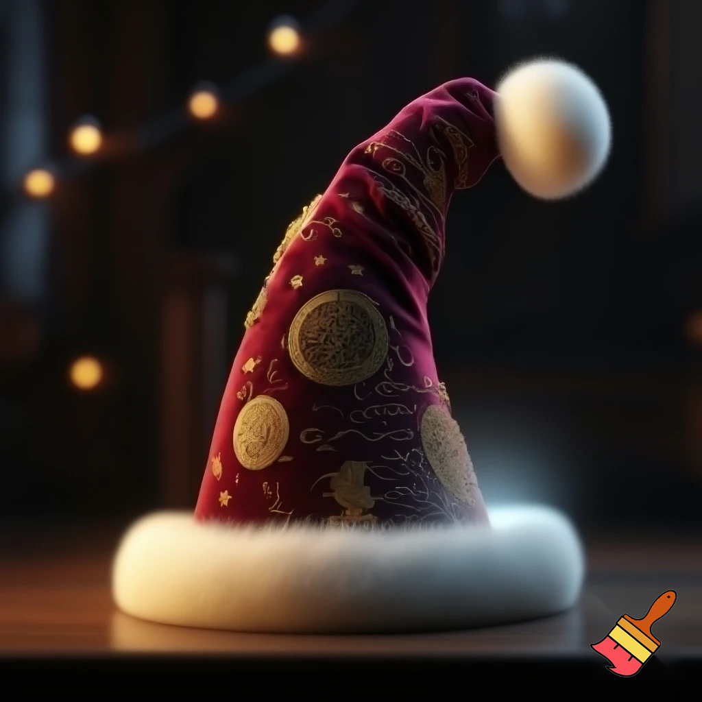 A wizard Christmas hat