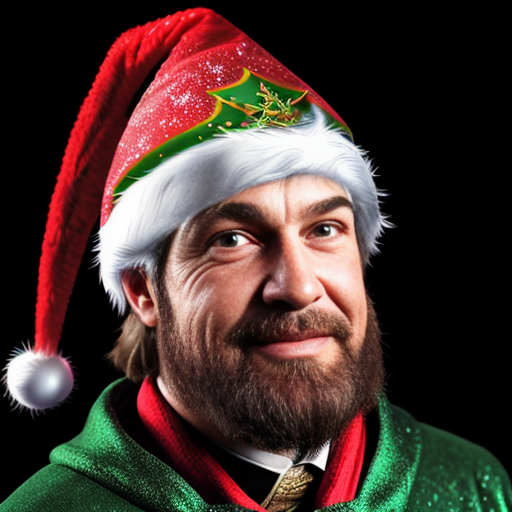 A wizard Christmas hat