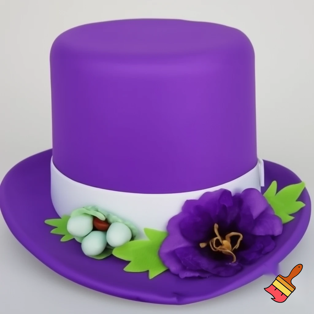 Easter headband top hat Top hat headband, Easter top hat headband, purple and white Easter hat