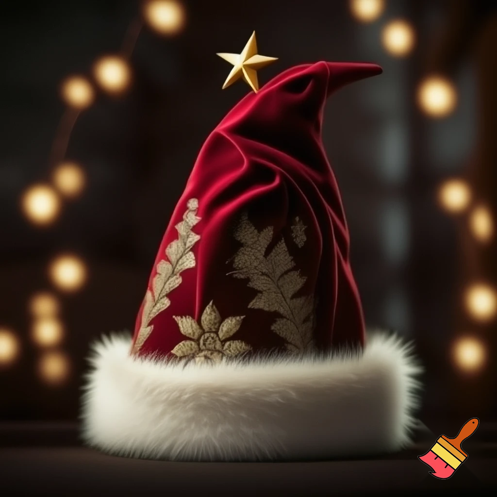 Christmas wizard hat