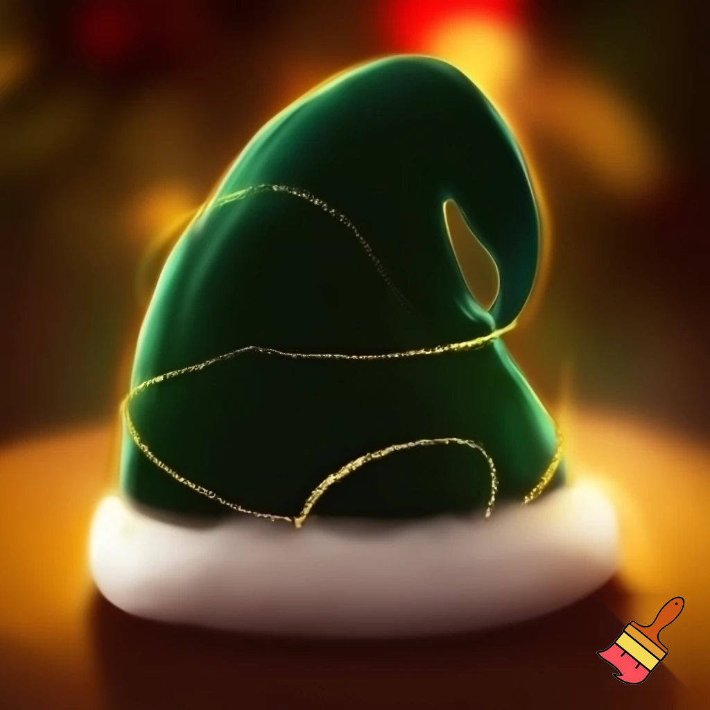 Christmas hat velvet elf on the shelf hat