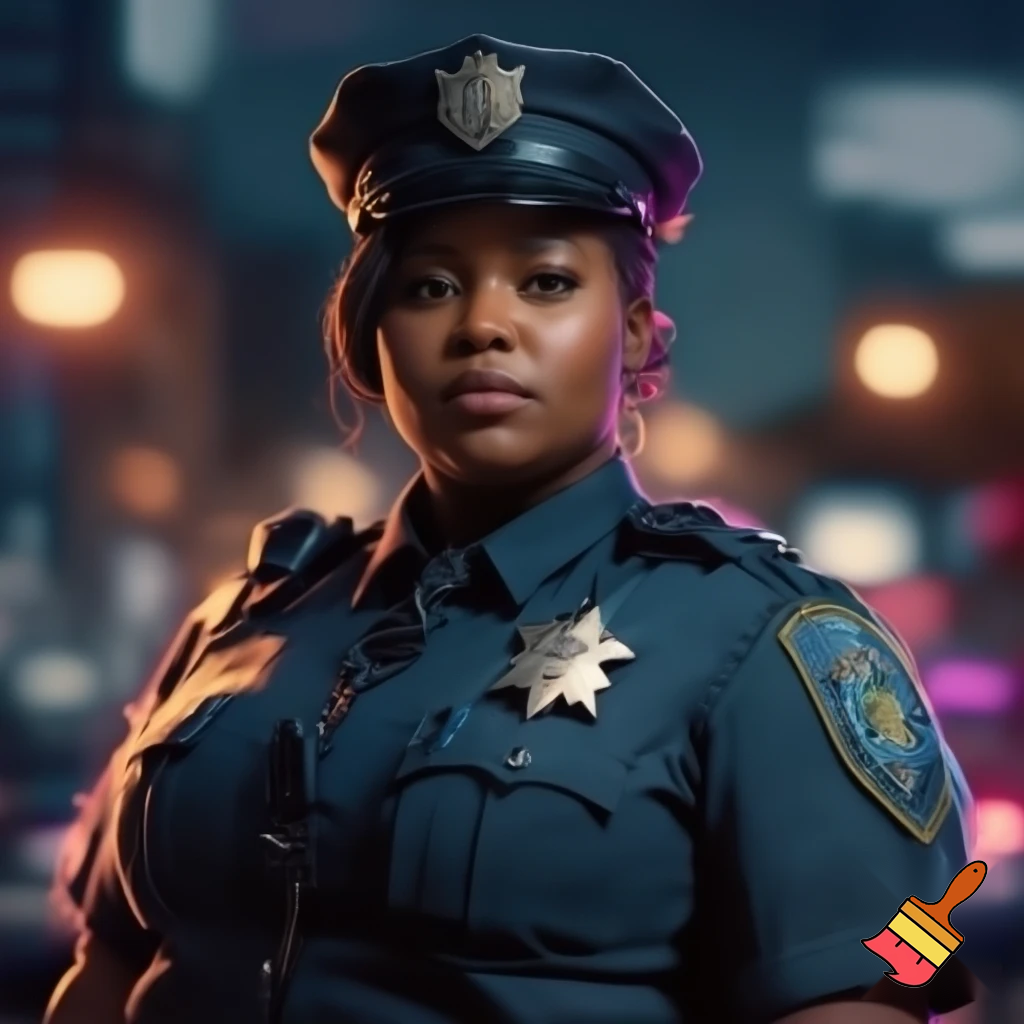 Plus size female police