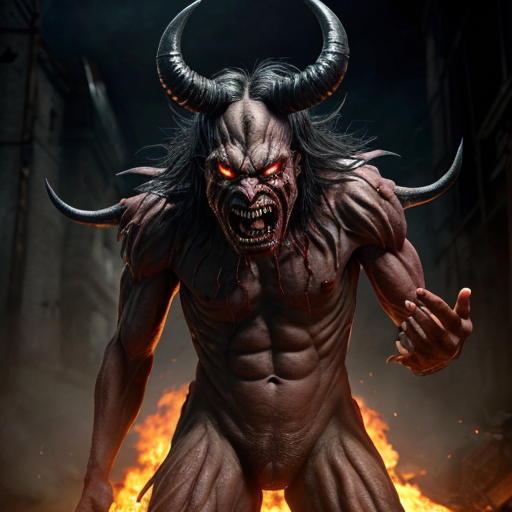 生成一个正在放屁折磨被俘虏的冒险者的恐怖恶魔