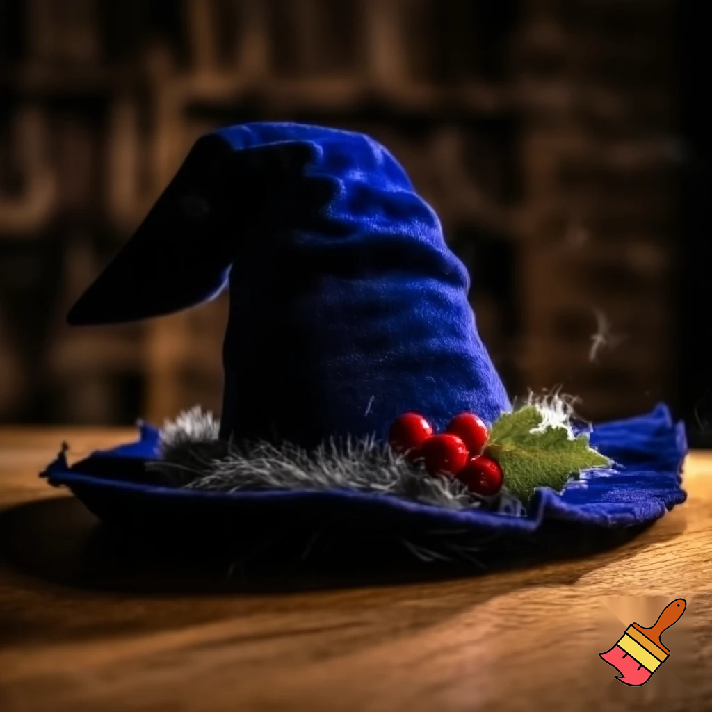 A wizard Christmas hat