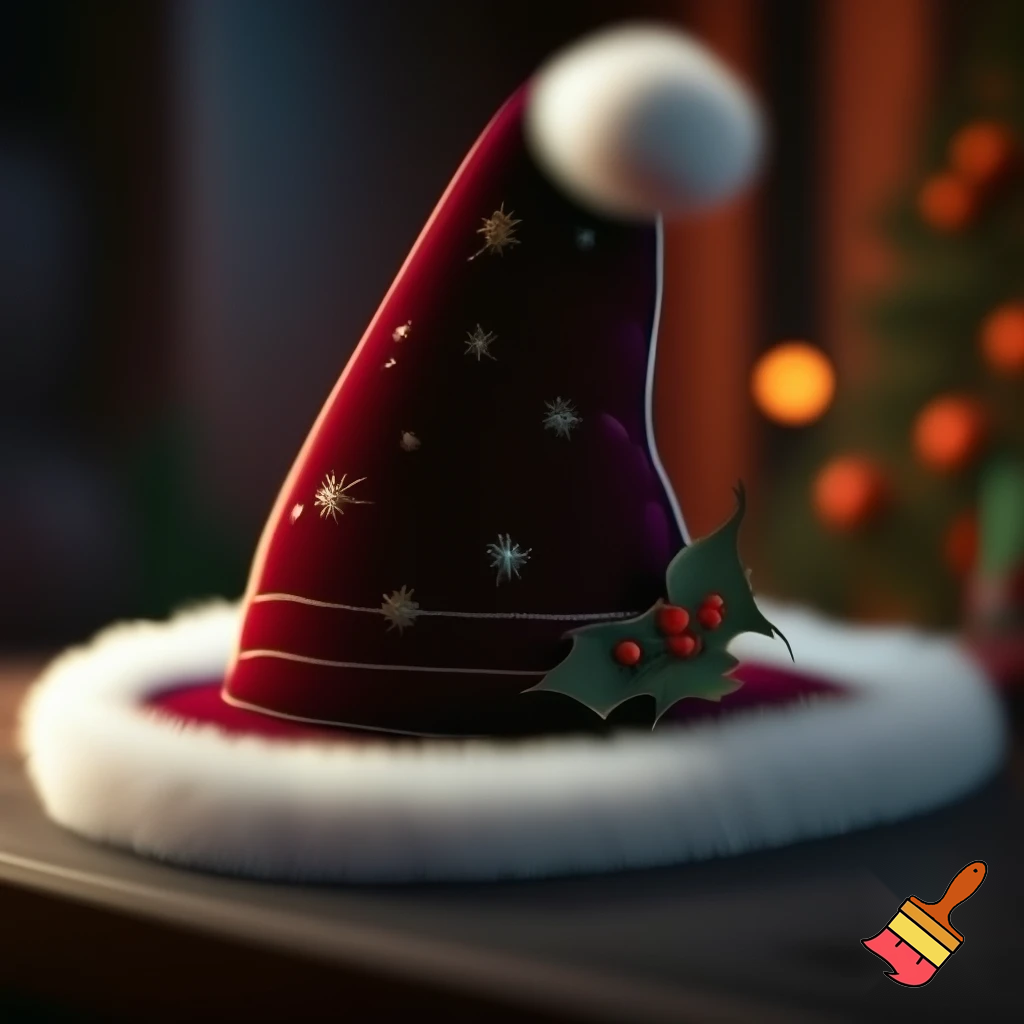 Christmas wizard hat