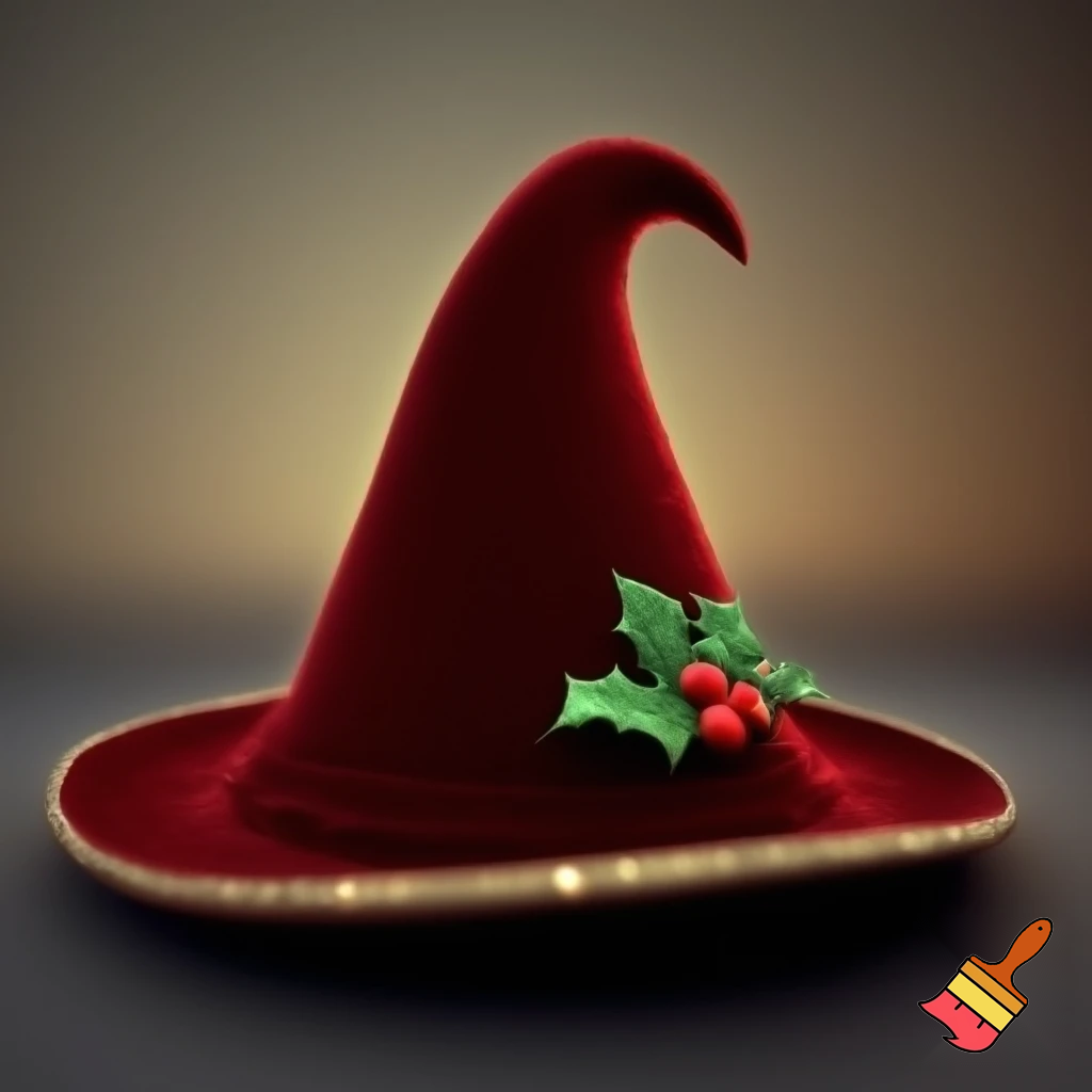Christmas wizard hat