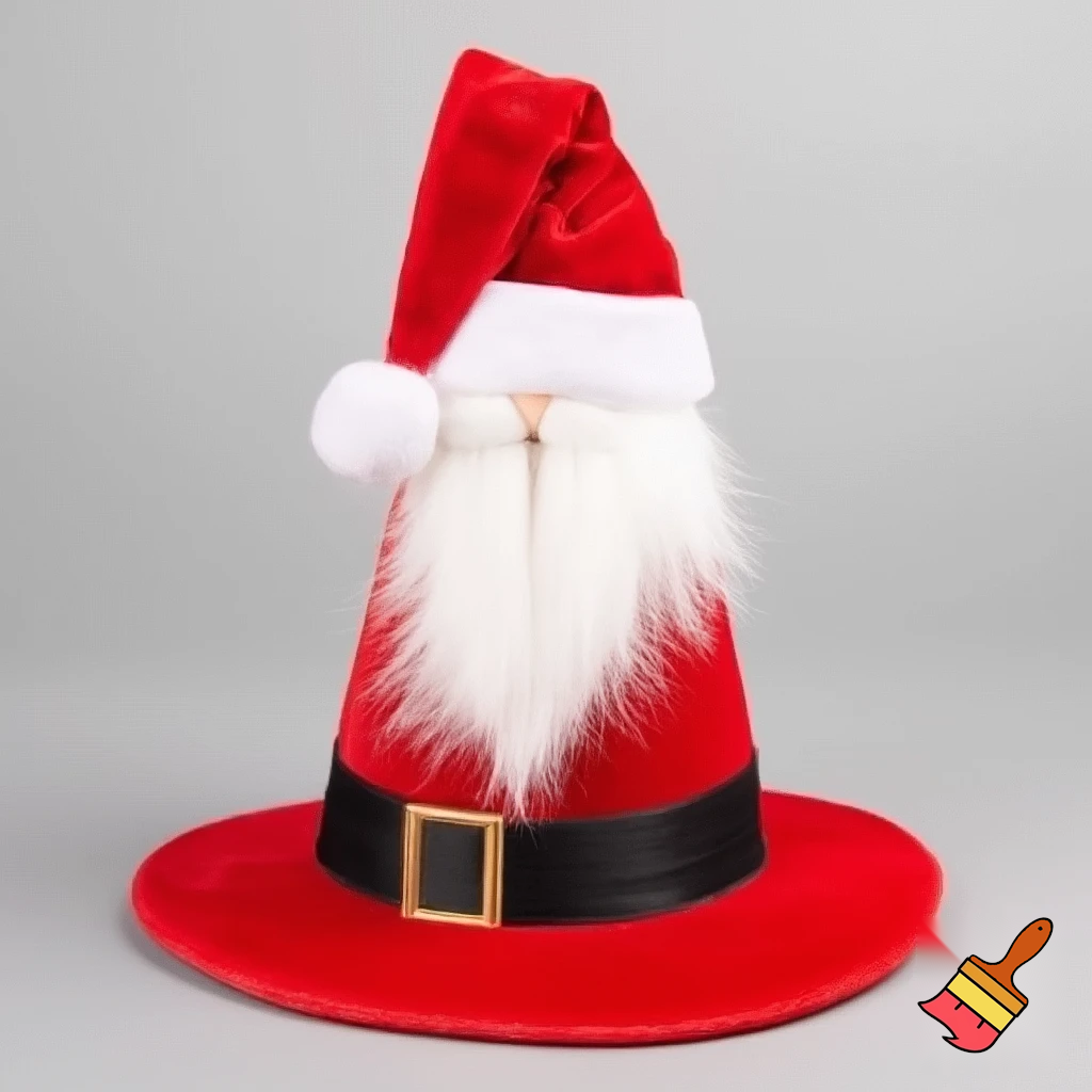 Christmas wizard hat Santa Claus hat velvet