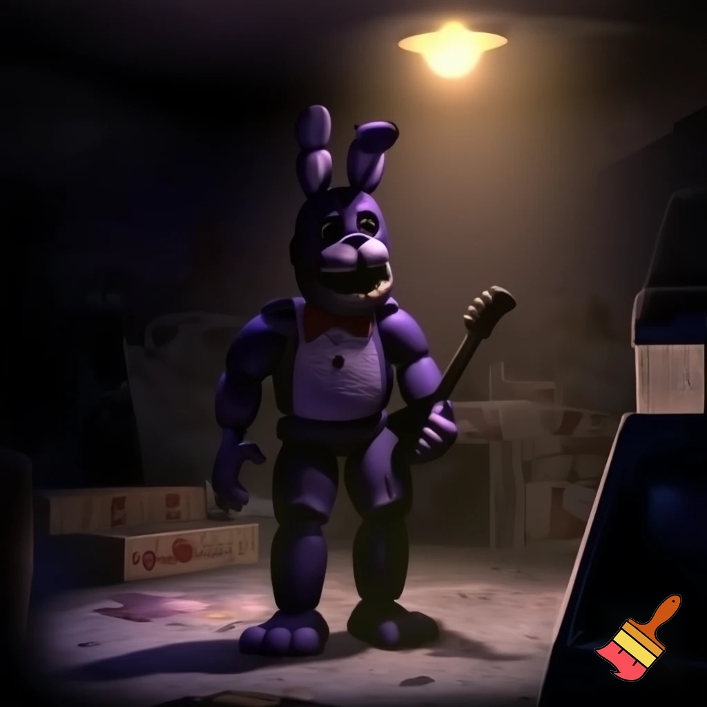 Bonnie the bunny from fnaf 