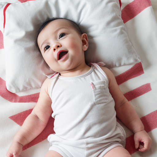 Baby kiss plastine flag