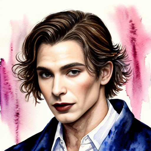 Vampire Prince with Brown Hair 