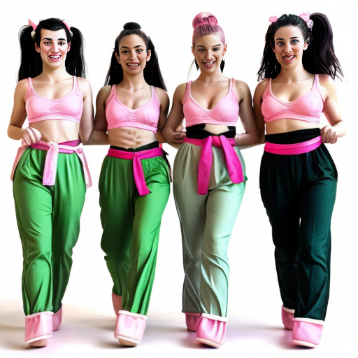 90's disney's 2d aladdin style comic black background and panels of 
Panel 1 The marching black haired ponytail women with green skin,green harem pants pink bra and pink sash and pink curved slippers sway their hips every time they kept marching. 
Panel 2 As the black haired ponytail women with green skin,green harem pants pink bra and pink sash and pink curved slippers march and dance, they swell up, until there's no more room and the black haired ponytail women with green skin,green harem pants pink bra and pink sash and pink curved slippers are unable to dance and march any further. 
Panel 3 the black haired ponytail women with green skin,green harem pants pink bra and pink sash and pink curved slippers, and they even continue to swell up. 
Panel 4 The black haired ponytail women with green skin,green harem pants pink bra and pink sash and pink curved slippers increasing body size occupies all the remaining space around them. 
Panel 5 A few of the marching and dancing black haired ponytail woman with green skin,green harem pants pink bra and pink sash and pink curved slippers squash the others when they grow larger. 
Panel 6 Regardless,all the black haired ponytail women with green skin,green harem pants pink bra and pink sash and pink curved slippers continue to dance and march. 
panel 7 Then constraint of space goes over the limit and the black haired ponytail women with green skin,green harem pants pink bra and pink sash and pink curved slippers explode.  