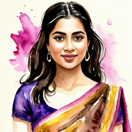 how to drow girl in sari 
