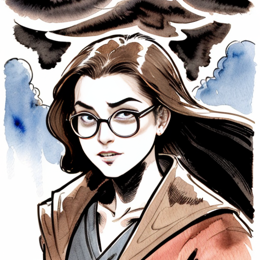 PAGE 1, PANEL 1 SUPERHERO INTRODUCTION:
"Anime superhero girl with long dark reddish-brown hair, round glasses, warm brown skin tone, fierce determined expression like Tanjiro, wearing a flowing dark cape or coat, dramatic powerful stance, glowing aura around body, stormy sky with lightning behind her, Demon Slayer anime art style, black and white manga ink drawing, high contrast, bold lines, vintage comic aesthetic