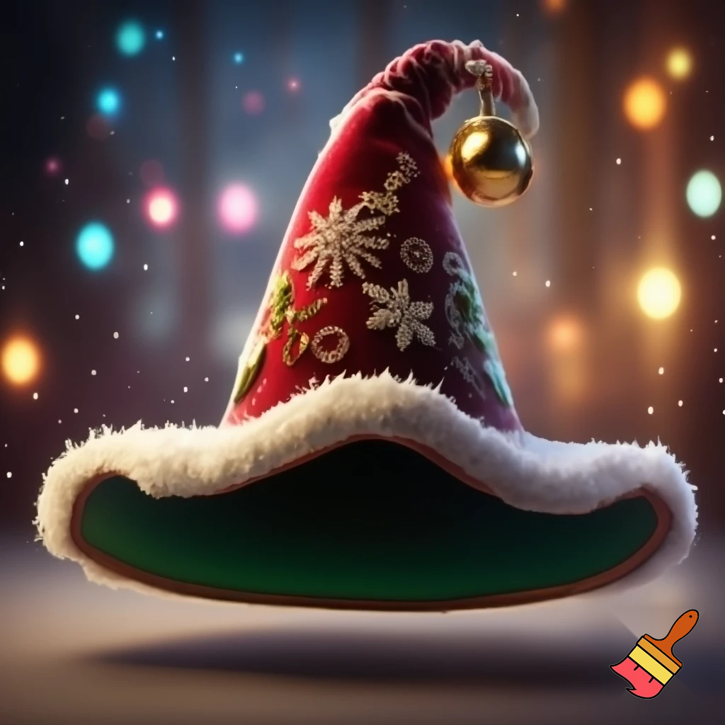 Christmas wizard hat