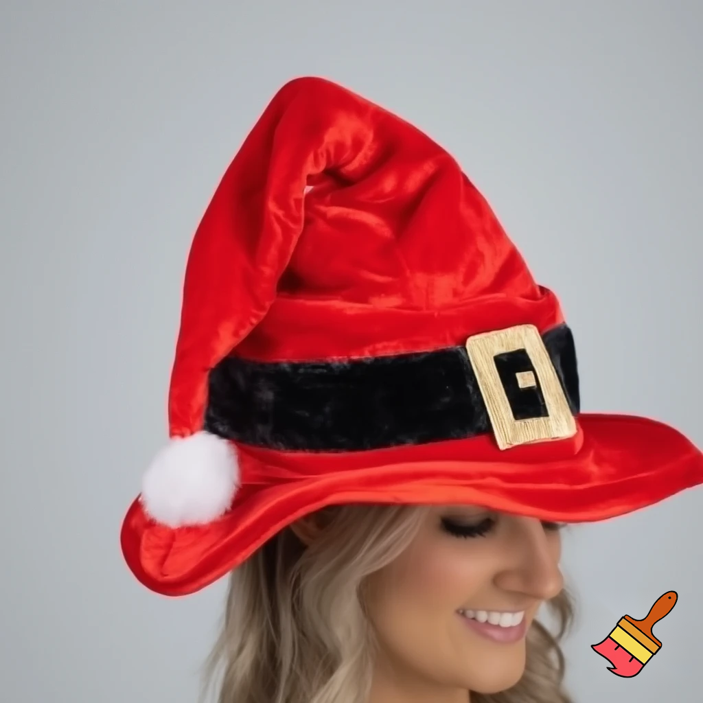 Christmas wizard hat Santa Claus hat velvet