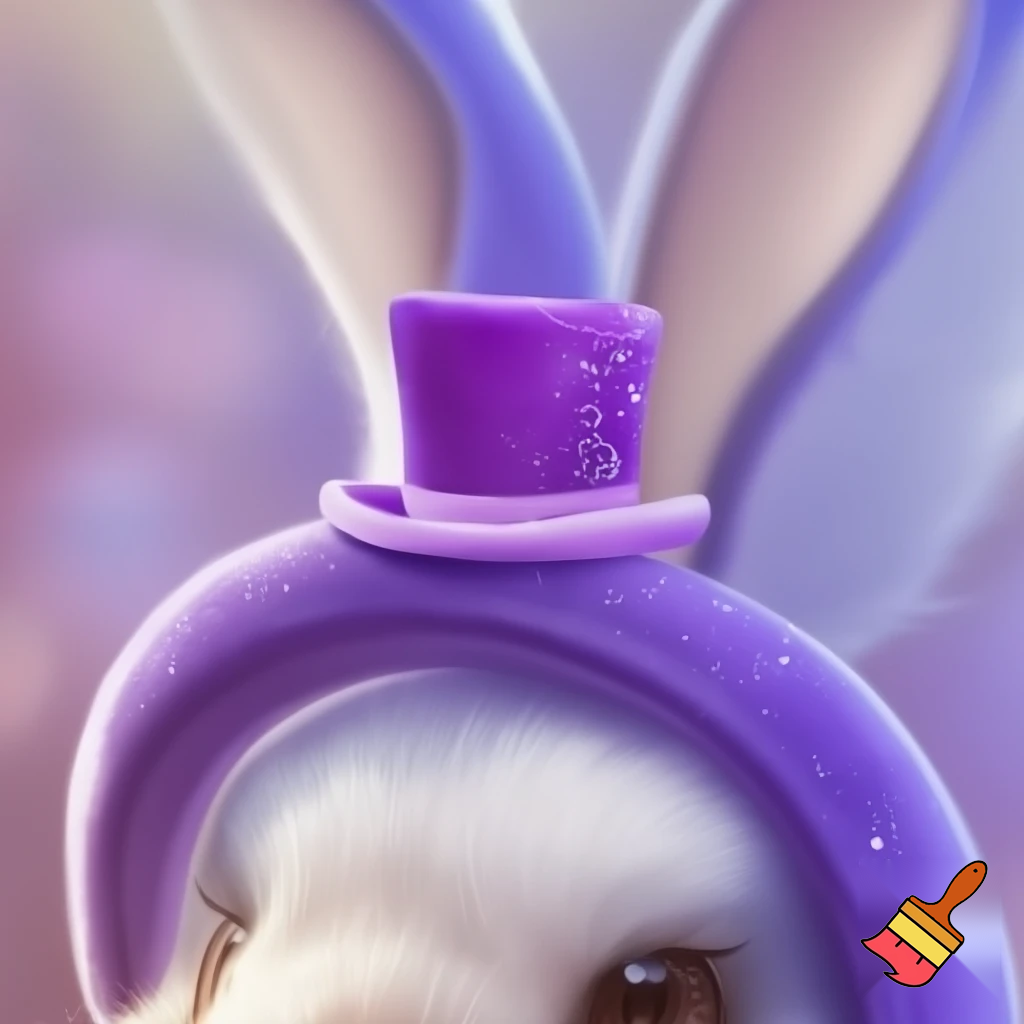 Easter bunny headband velvet Easter bunny, bunny ears, purple and white bunny velvet headband Easter bunny ear top hat ear headband glitter top hat velvet