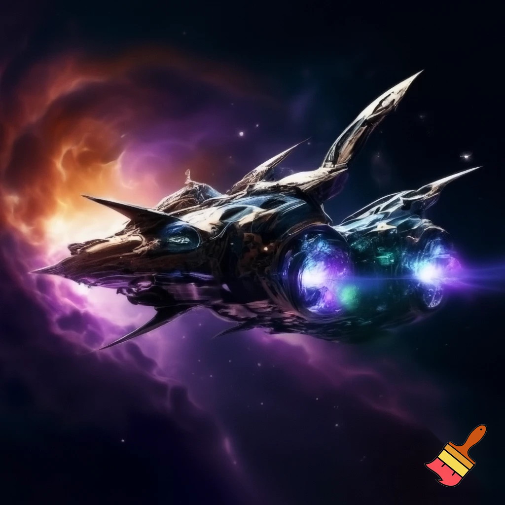 una astronave intergalattica