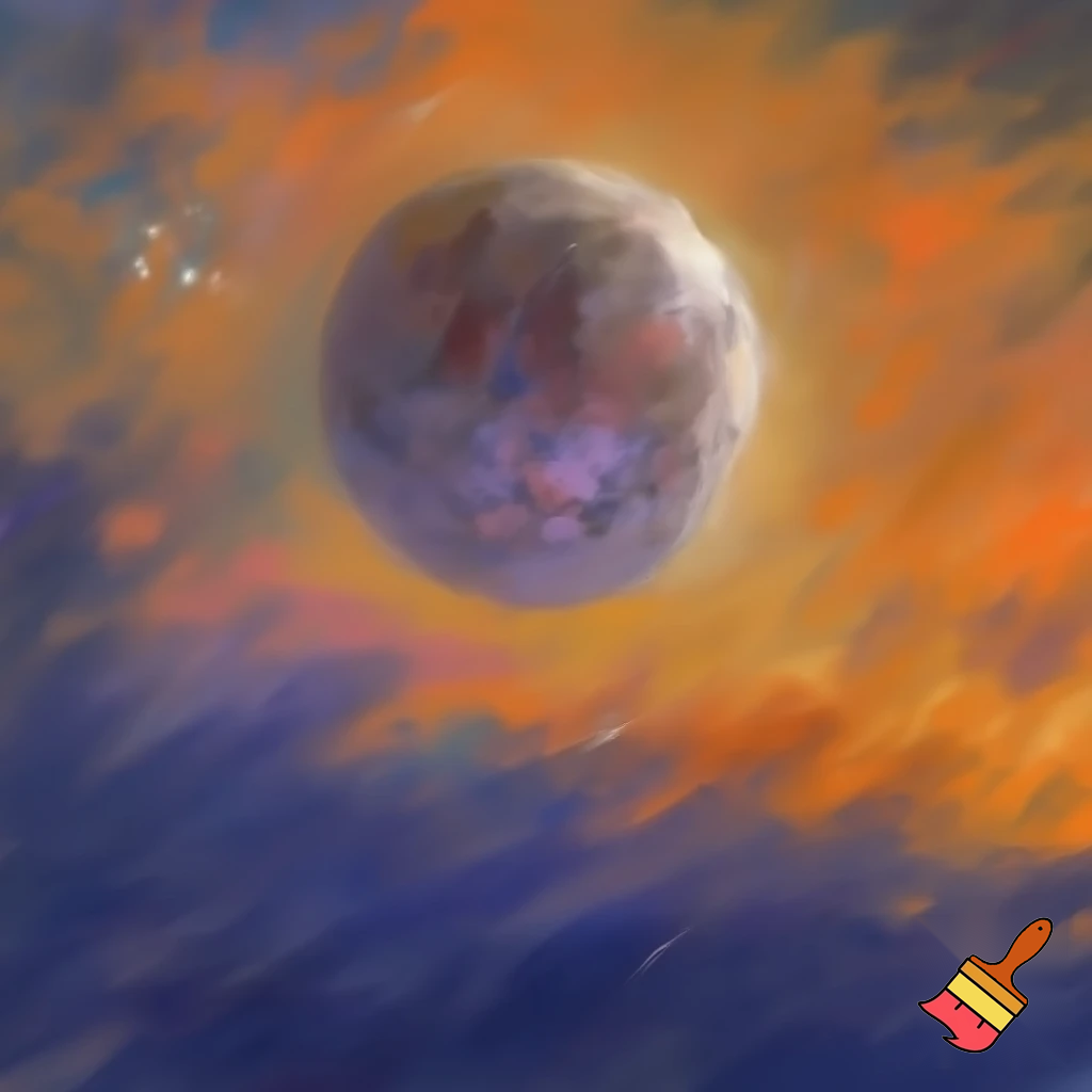 death star monet style