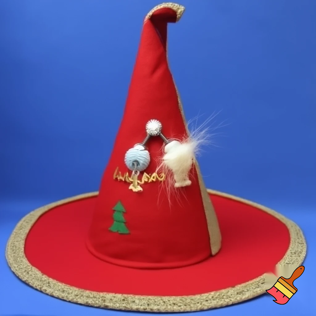 Christmas wizard hat